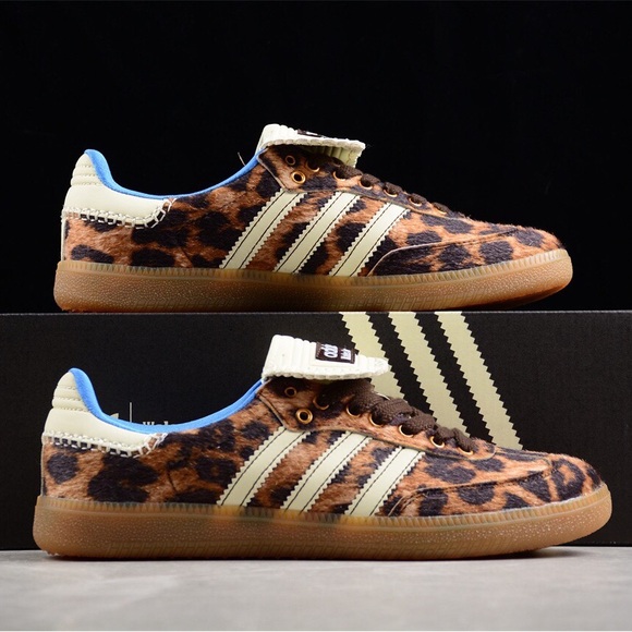 Adidas x Wales Bonner Samba Pony Leopard Print Women's - Picture 2 of 9